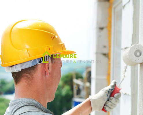 Pose peinture isolante Lemaire peinture & rénovation
