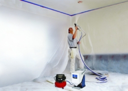peinture-au-pistolet-lemaire-peinture-renovation - Quelle peinture pour plafond : nos conseils professionnels