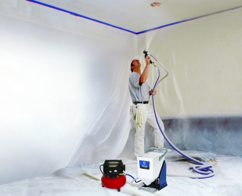 peinture-au-pistolet-lemaire-peinture-renovation - Quelle peinture pour plafond : nos conseils professionnels