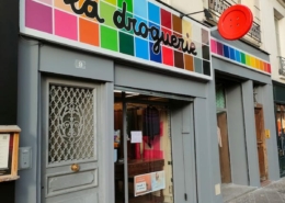 Rénovation devanture magasin enseigne Paris Lemaire Peinture Renovation
